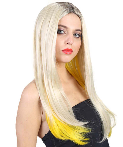 Evil Bride Women's Wig | Blond Halloween Wig | Premium Breathable Capless Cap