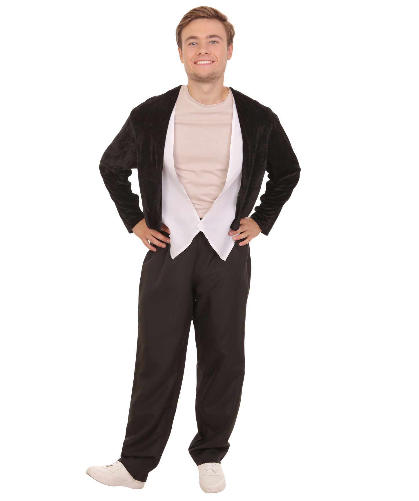 Men's Zombie Costume, Black & White Halloween Costume