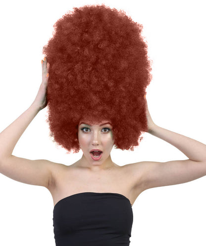 Super Sized Jumbo Afro Wig  Multiple Color | Halloween Party Online |  Flame Retardant Synthetic Fiber