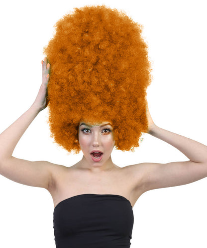 Super Sized Jumbo Afro Wig  Multiple Color | Halloween Party Online |  Flame Retardant Synthetic Fiber