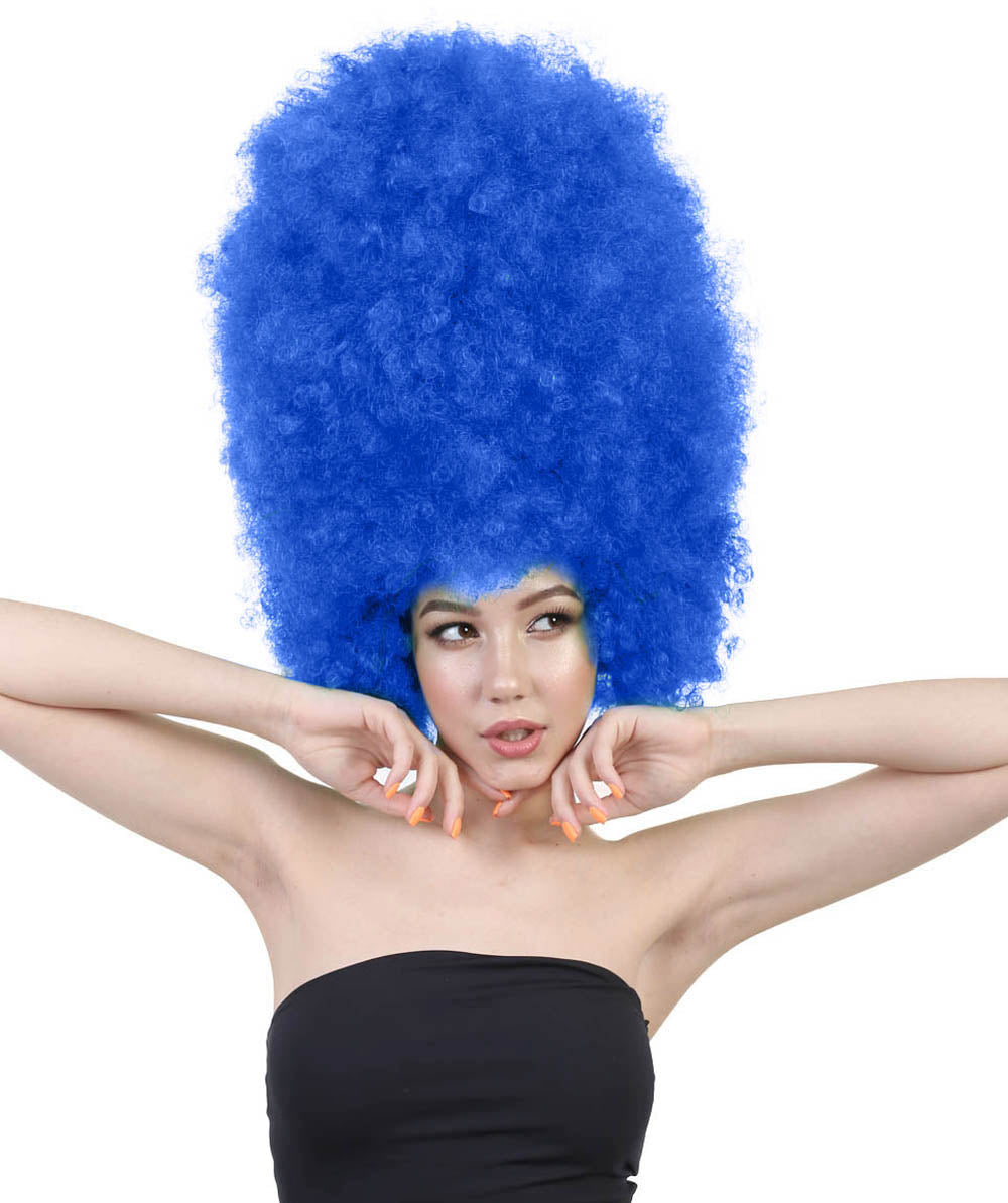 Super Sized Jumbo Afro Wig  Multiple Color | Halloween Party Online |  Flame Retardant Synthetic Fiber