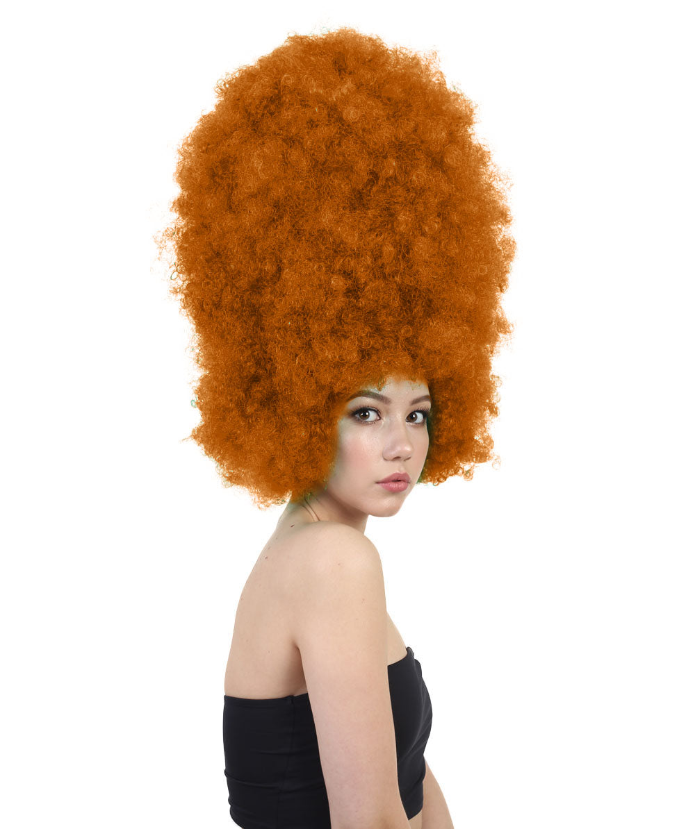 Super Sized Jumbo Afro Wig  Multiple Color | Halloween Party Online |  Flame Retardant Synthetic Fiber