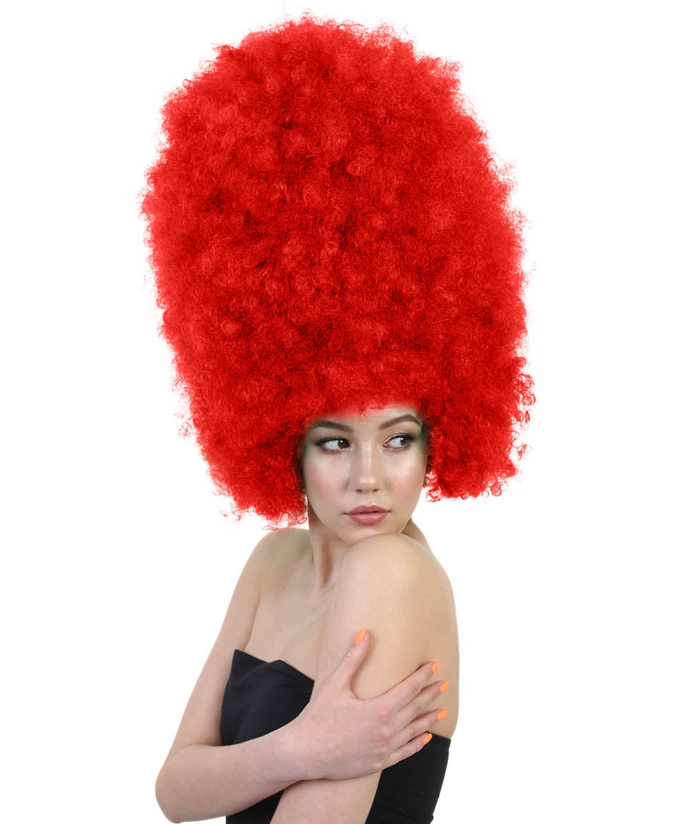 Super Sized Jumbo Afro Wig  Multiple Color | Halloween Party Online |  Flame Retardant Synthetic Fiber