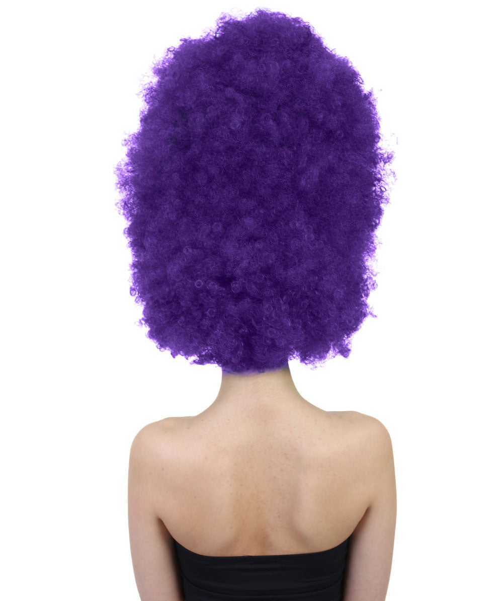 Super Sized Jumbo Afro Wig  Multiple Color | Halloween Party Online |  Flame Retardant Synthetic Fiber