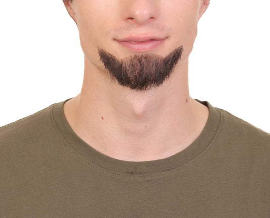 HPO Men's Fake Human Hair Greaser Goatee Beard | Multiple Colors