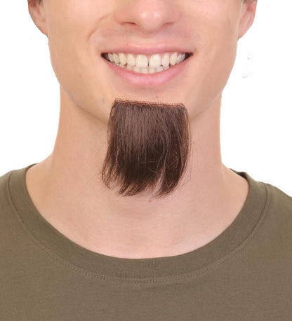 Men's Brown Long False Goatee, High Quality Synthetic Fiber