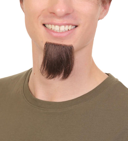 Men's Brown Long False Goatee, High Quality Synthetic Fiber