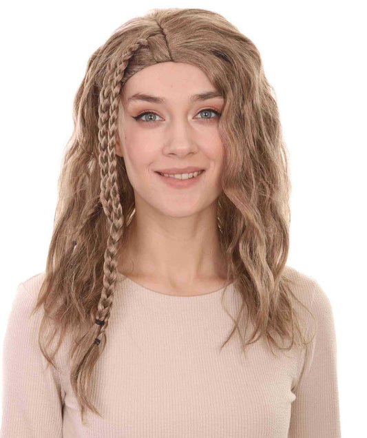 Warrior Womens  Wig | Sexy Fancy Party Halloween Wig | Premium Breathable Capless Cap