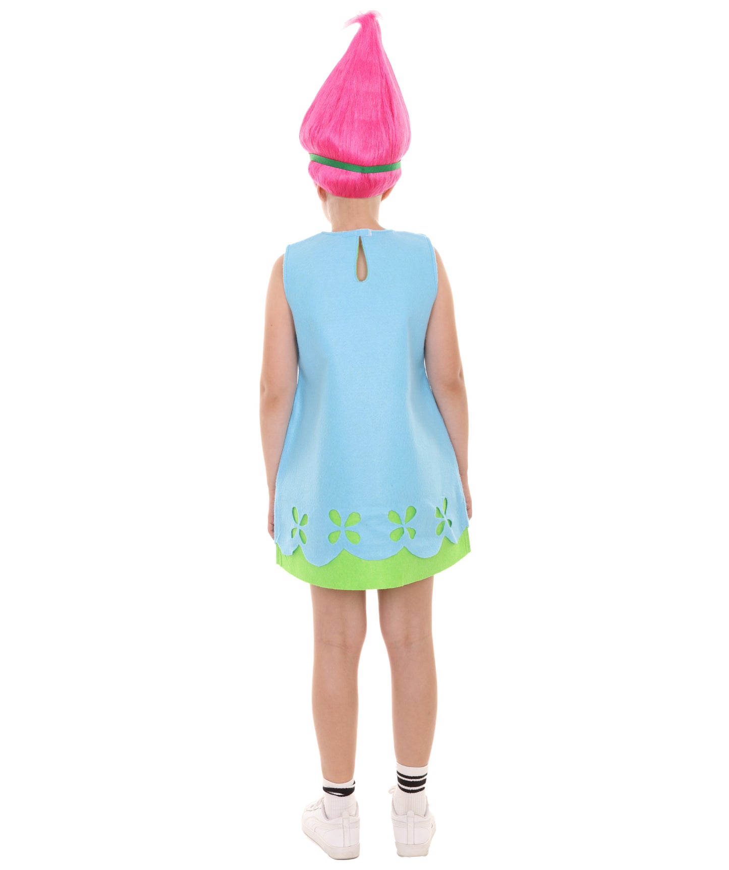 HPO Child's Trolls Dress Costume | Blue Halloween Costume