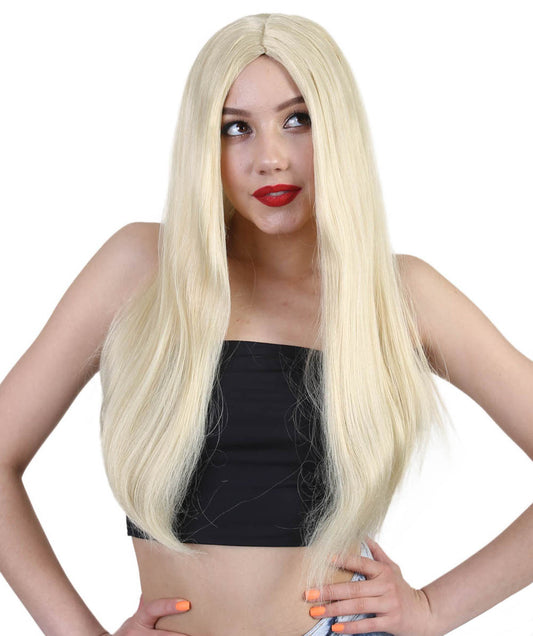 Women's Evil Bride ,Adult Women's Wig Collections, Horror Ghostly Halloween Wig, Premium Breathable Capless Cap