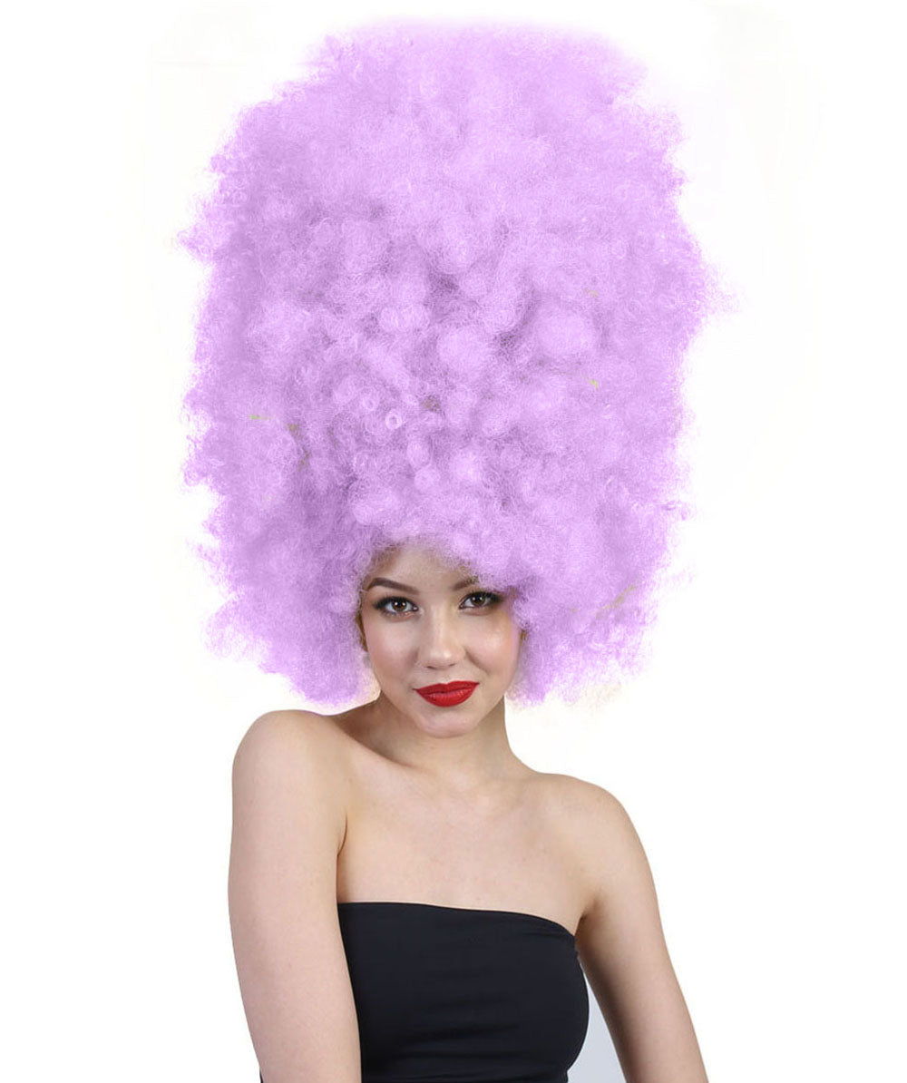 Super Sized Jumbo Afro Wig  Multiple Color | Halloween Party Online |  Flame Retardant Synthetic Fiber