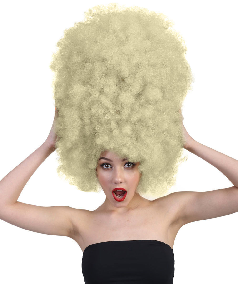 Super Sized Jumbo Afro Wig  Multiple Color | Halloween Party Online |  Flame Retardant Synthetic Fiber