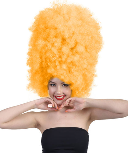 Super Sized Jumbo Afro Wig  Multiple Color | Halloween Party Online |  Flame Retardant Synthetic Fiber