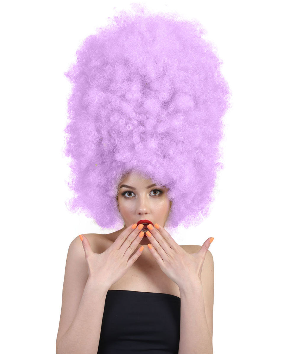 Super Sized Jumbo Afro Wig  Multiple Color | Halloween Party Online |  Flame Retardant Synthetic Fiber