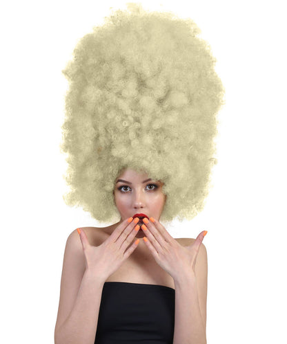 Super Sized Jumbo Afro Wig  Multiple Color | Halloween Party Online |  Flame Retardant Synthetic Fiber