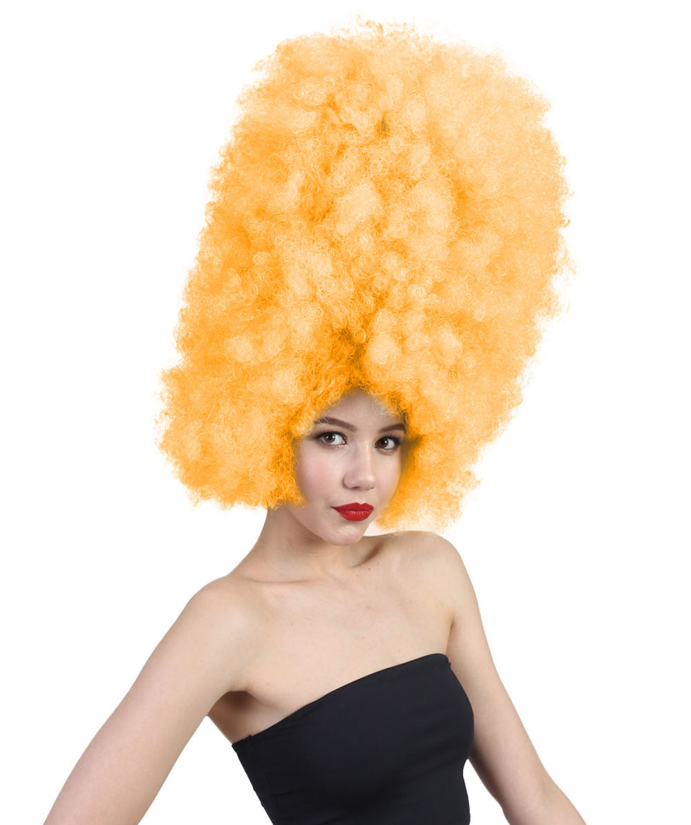 Super Sized Jumbo Afro Wig  Multiple Color | Halloween Party Online |  Flame Retardant Synthetic Fiber