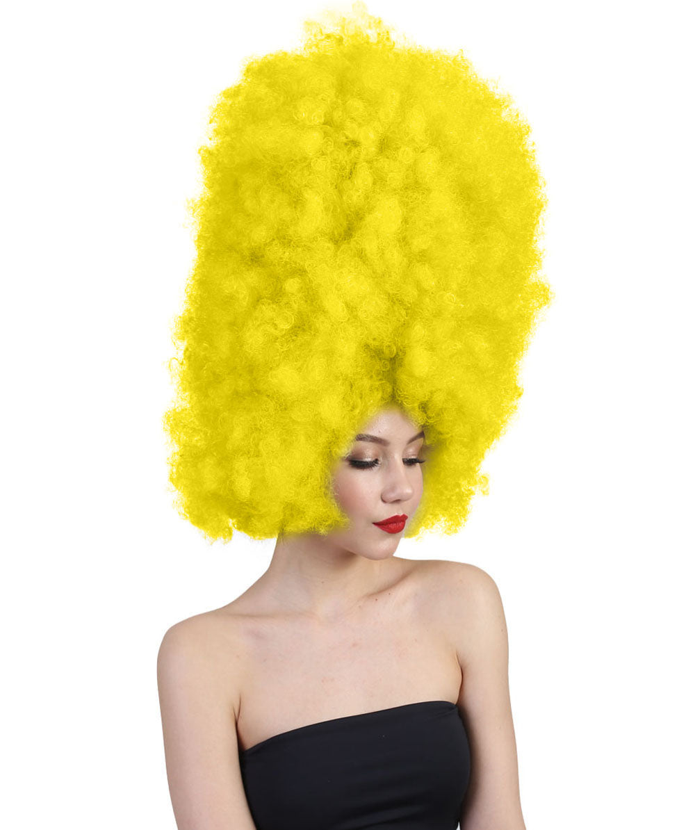 Super Sized Jumbo Afro Wig  Multiple Color | Halloween Party Online |  Flame Retardant Synthetic Fiber