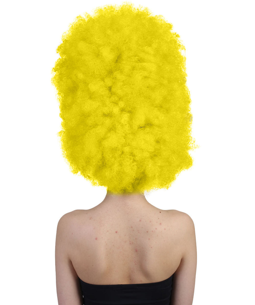 Super Sized Jumbo Afro Wig  Multiple Color | Halloween Party Online |  Flame Retardant Synthetic Fiber