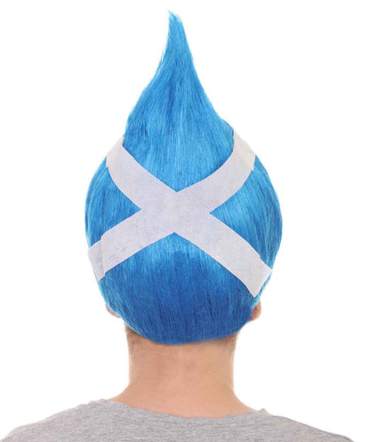 Unisex Flag Troll Wigs Collections | 16 Countries Wig | Sports Wigs | Premium Breathable Capless Cap