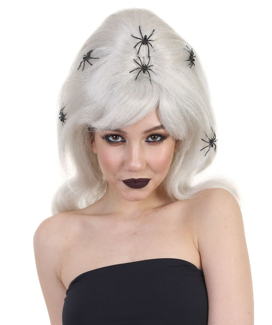 Spider Witch Womens Wig | Horror Ghost Party Halloween Wig | Premium Breathable Capless Cap