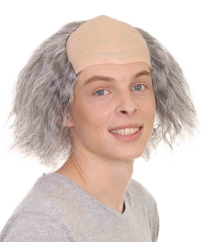 Old Bald Man Wig | Gray Halloween Wigs With Cap