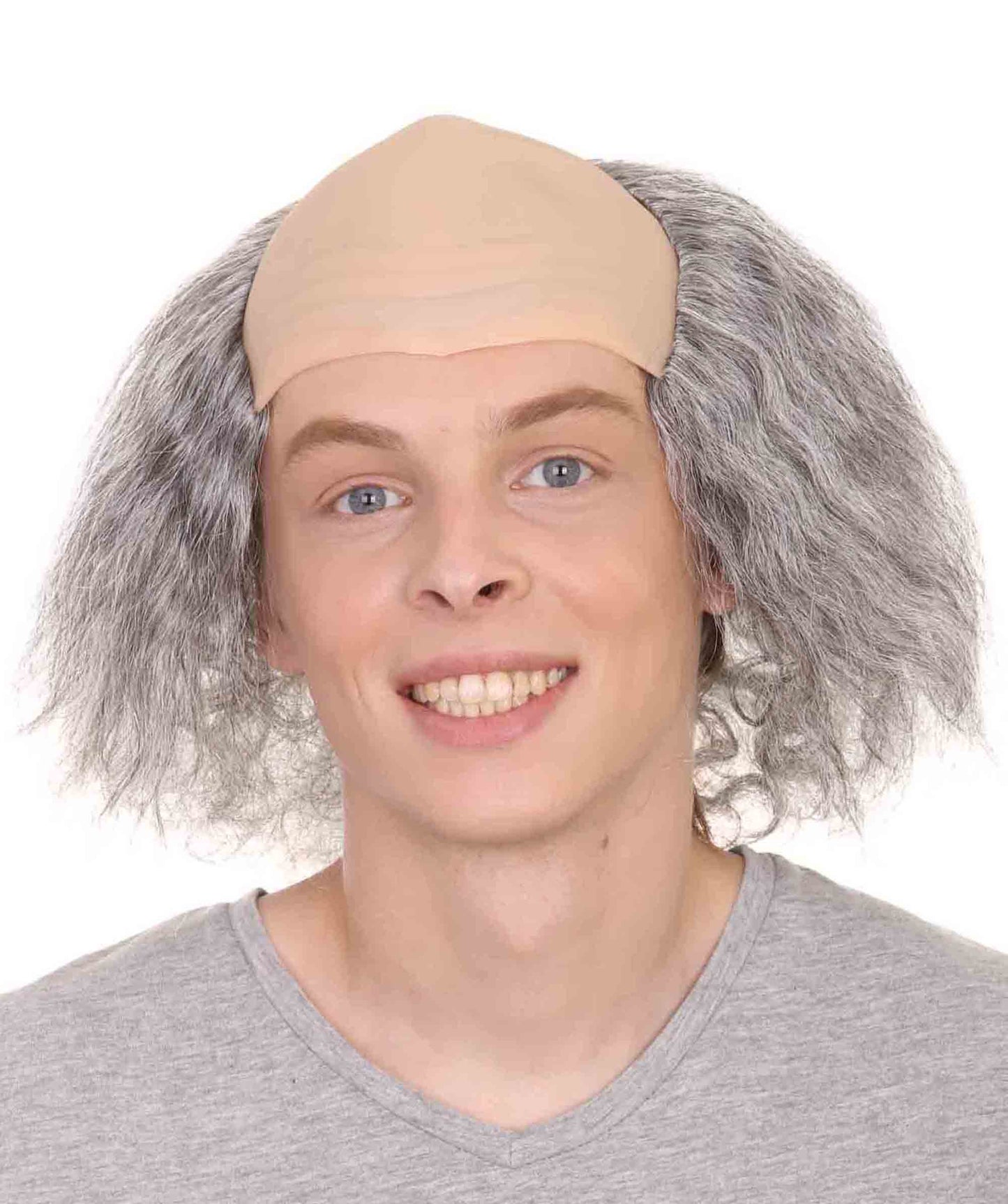 Old Bald Man Wig | Gray Halloween Wigs With Cap