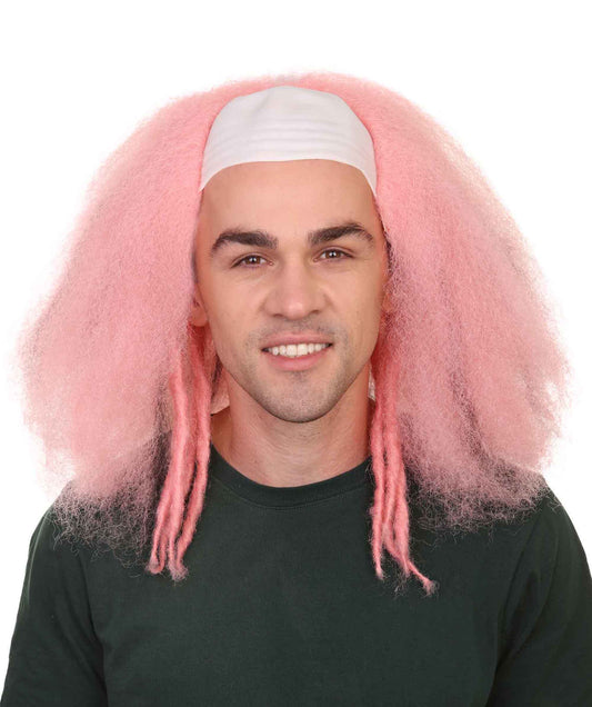 Bald Clown Men's Wig | Multiple Color Choice| Flame-Retardant Synthetic Fiber