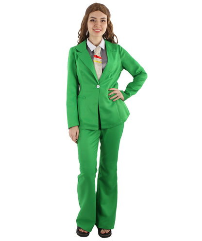 Women's EXCLUSIVE! Deluxe  Singer Party Suit Costume | Evergreen Fancy Costume