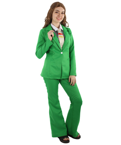 Women's EXCLUSIVE! Deluxe  Singer Party Suit Costume | Evergreen Fancy Costume