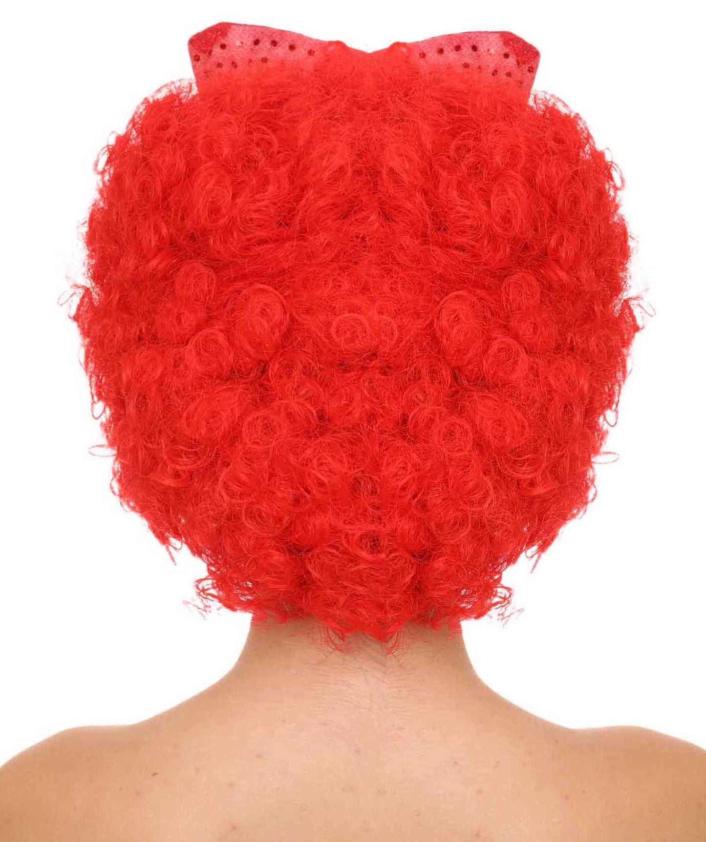 Red Butterfly Womens Wig | Super Size Jumbo Afro Character Halloween Wig | Premium Breathable Capless Cap