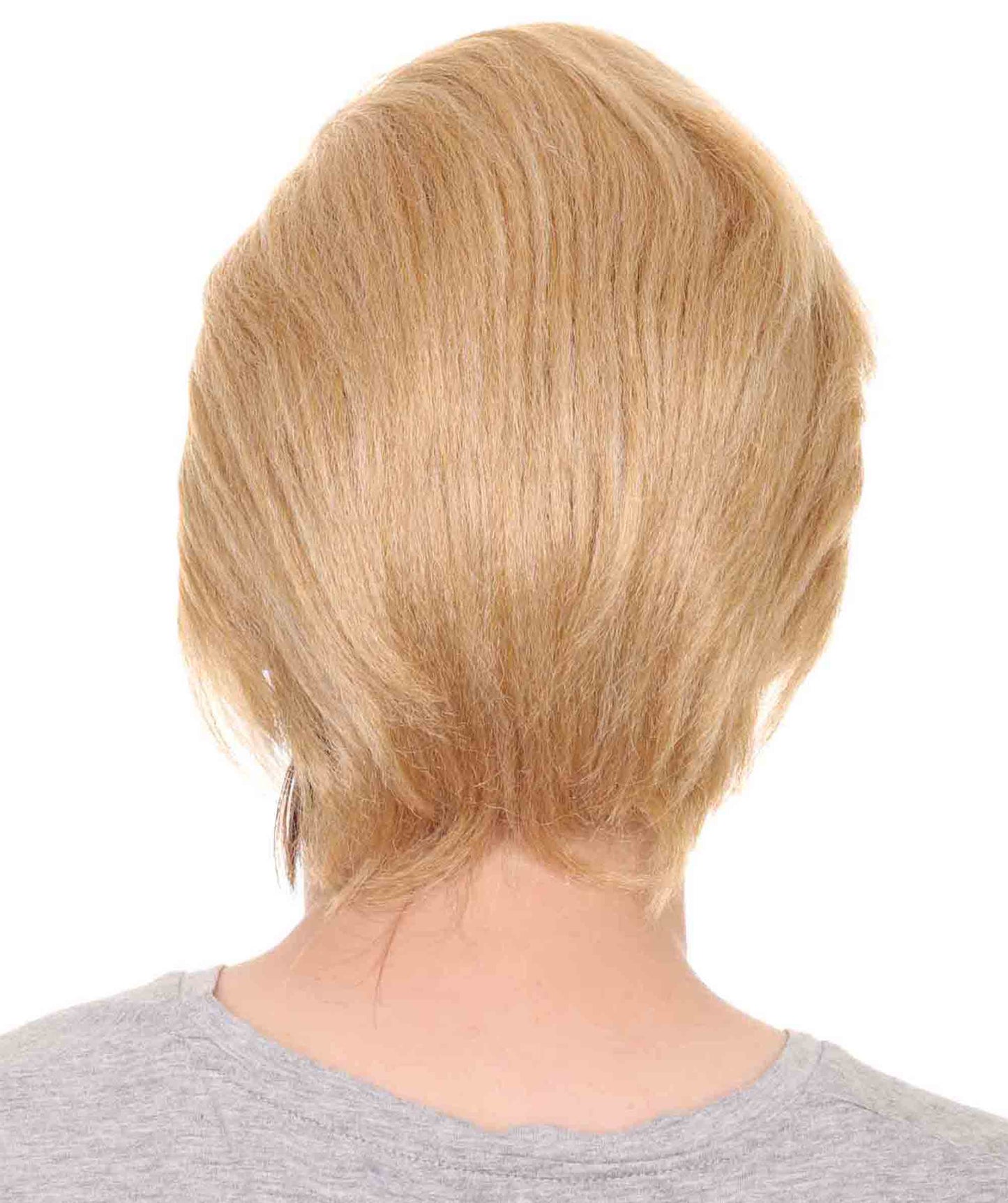 HPO President Men's Wigs Heat Resistant Fiber & Lace Front  Blonde Color Wig,Premium Breathable Capless Cap