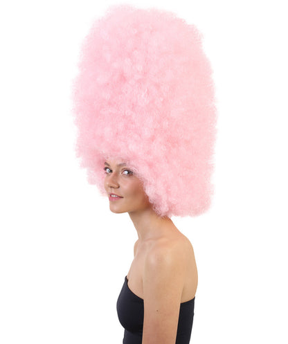 Super Sized Jumbo Afro Wig  Multiple Color | Halloween Party Online |  Flame Retardant Synthetic Fiber