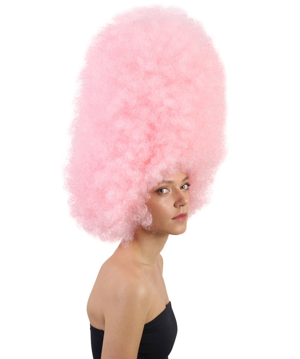 Super Sized Jumbo Afro Wig  Multiple Color | Halloween Party Online |  Flame Retardant Synthetic Fiber