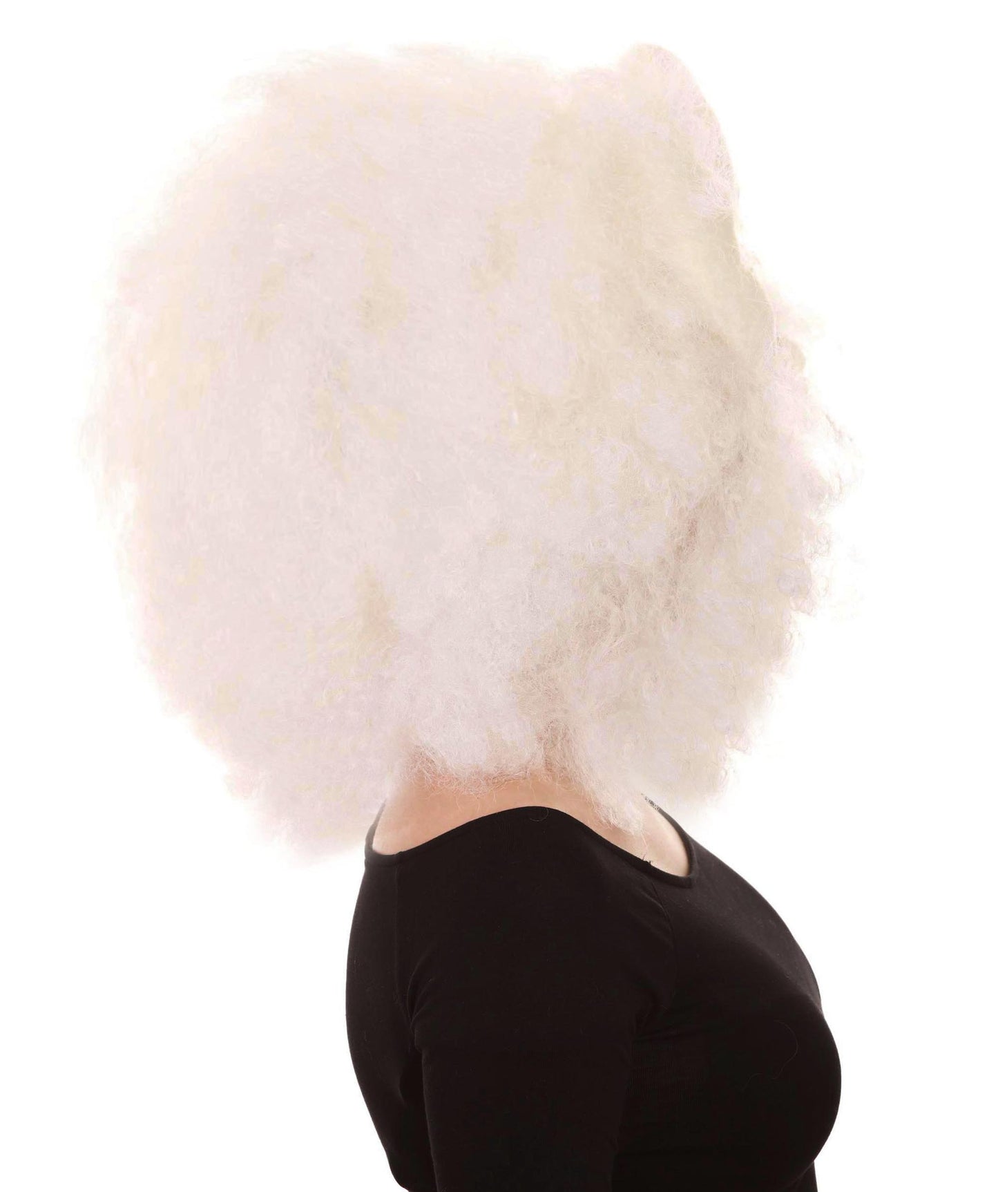 HPO Women's Jumbo Afro Small Bow Wigs Collections | Super Size Halloween Wigs | Premium Breathable Capless Cap