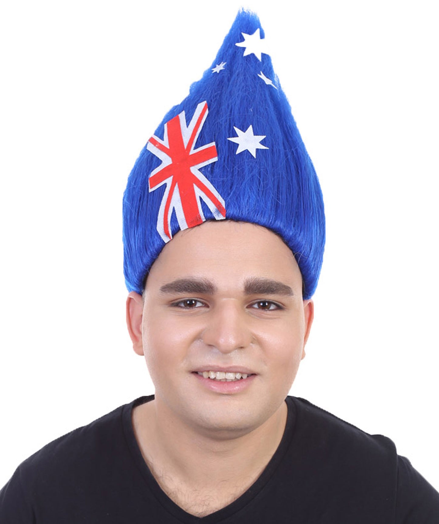 Unisex Flag Troll Wigs Collections | 16 Countries Wig | Sports Wigs | Premium Breathable Capless Cap