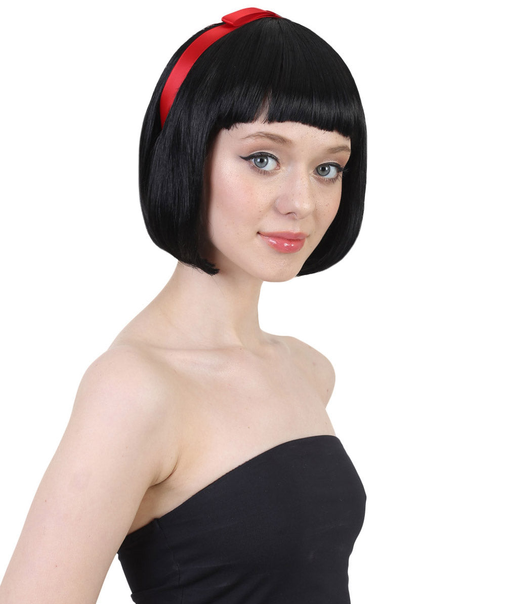 Black Black Character Halloween Wig