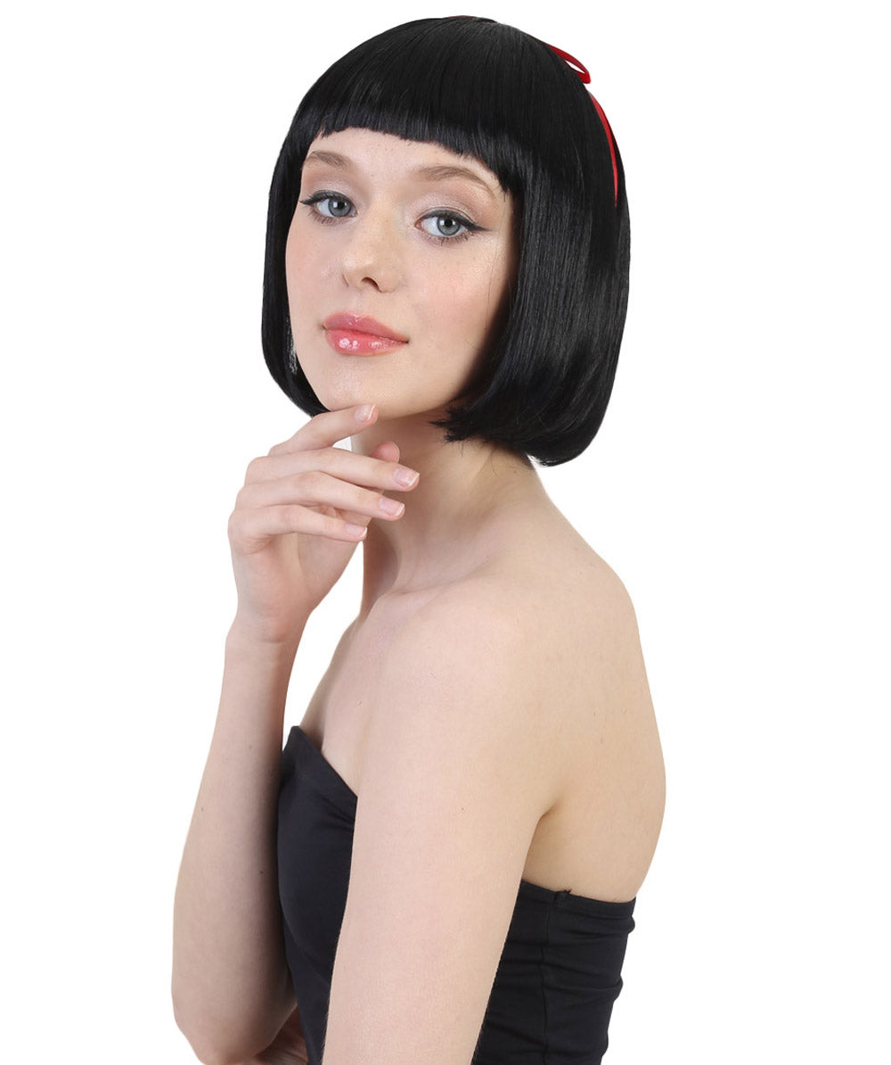  Black Character Halloween Wig