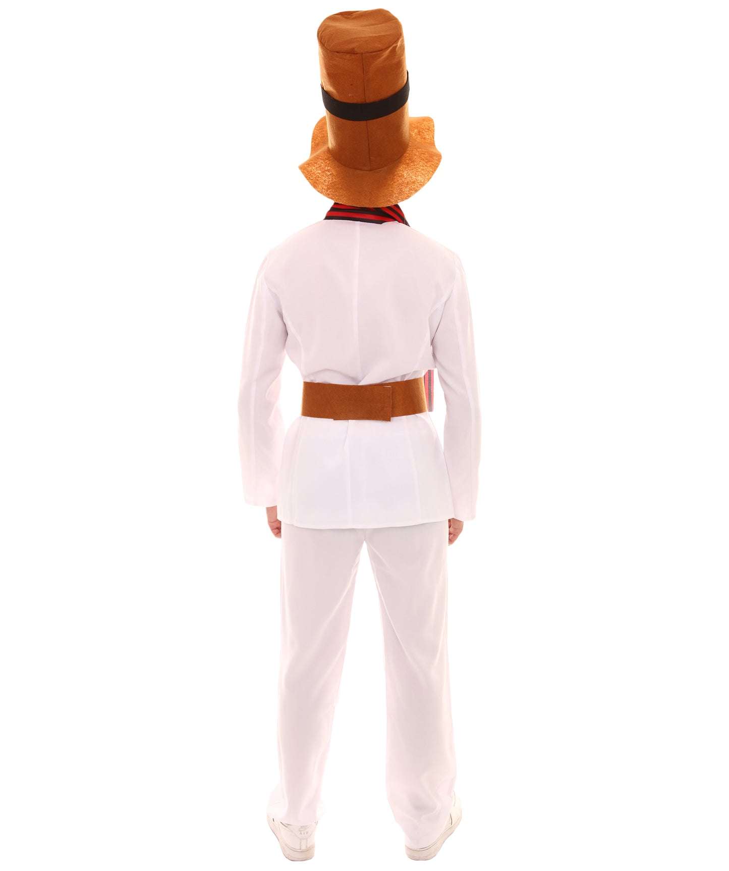 Men's Mr Snowman Costume | White Halloween Costumes | Flame-Retardant Synthetic Fabric