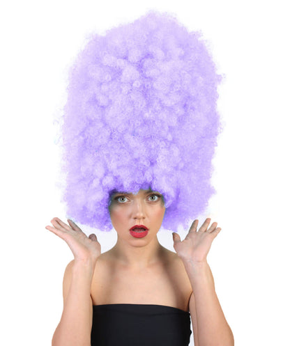 Super Sized Jumbo Afro Wig  Multiple Color | Halloween Party Online |  Flame Retardant Synthetic Fiber