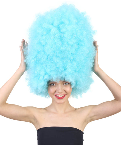 Super Sized Jumbo Afro Wig  Multiple Color | Halloween Party Online |  Flame Retardant Synthetic Fiber