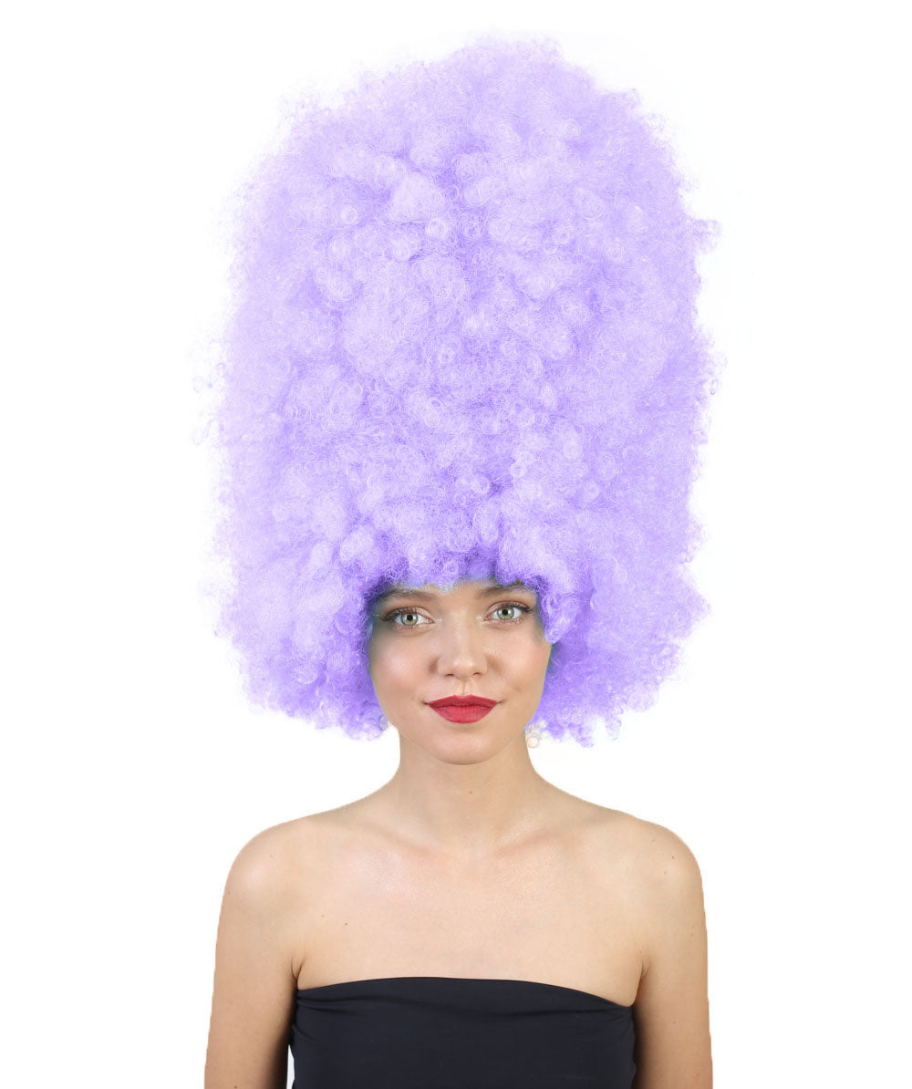 Super Sized Jumbo Afro Wig  Multiple Color | Halloween Party Online |  Flame Retardant Synthetic Fiber