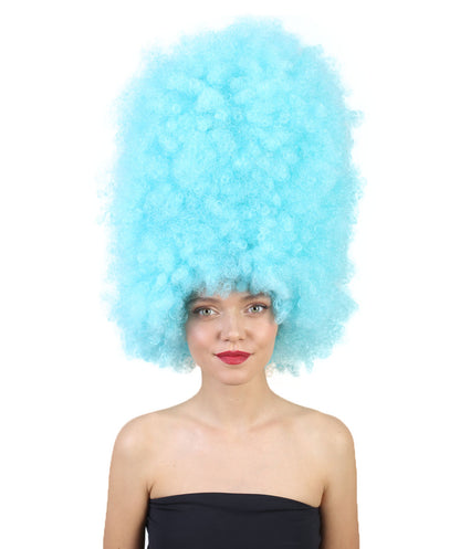 Super Sized Jumbo Afro Wig  Multiple Color | Halloween Party Online |  Flame Retardant Synthetic Fiber