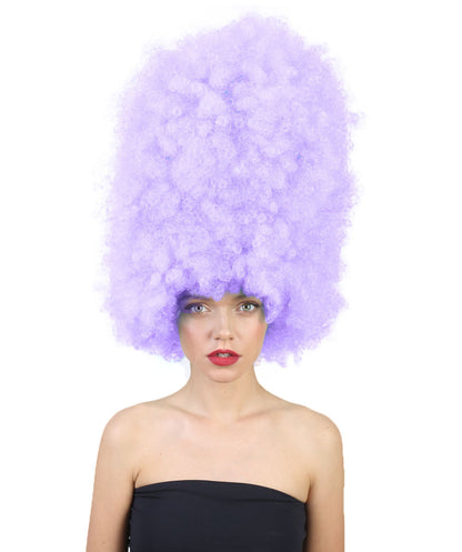 Super Sized Jumbo Afro Wig  Multiple Color | Halloween Party Online |  Flame Retardant Synthetic Fiber