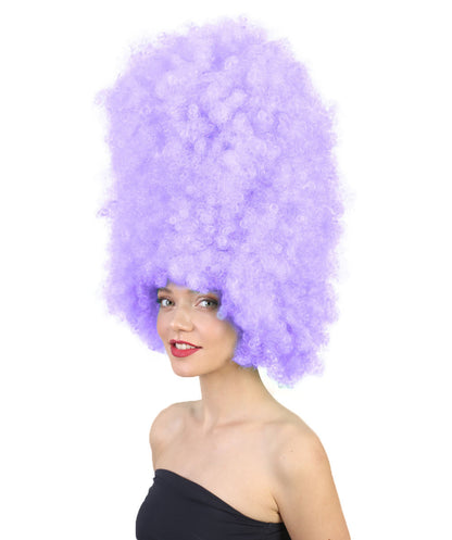 Super Sized Jumbo Afro Wig  Multiple Color | Halloween Party Online |  Flame Retardant Synthetic Fiber