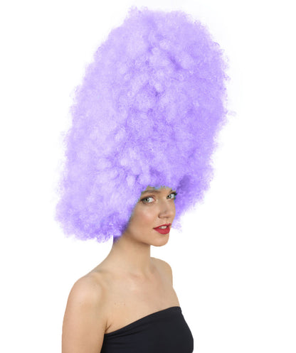 Super Sized Jumbo Afro Wig  Multiple Color | Halloween Party Online |  Flame Retardant Synthetic Fiber