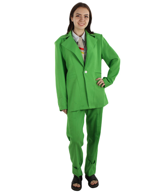 Women's EXCLUSIVE! Deluxe  Singer Party Suit Costume | Lt. Green Fancy Costume