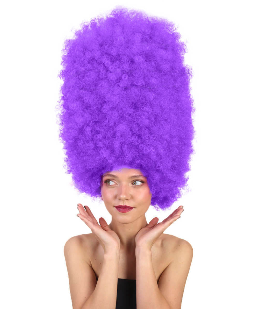 Super Sized Jumbo Afro Wig  Multiple Color | Halloween Party Online |  Flame Retardant Synthetic Fiber