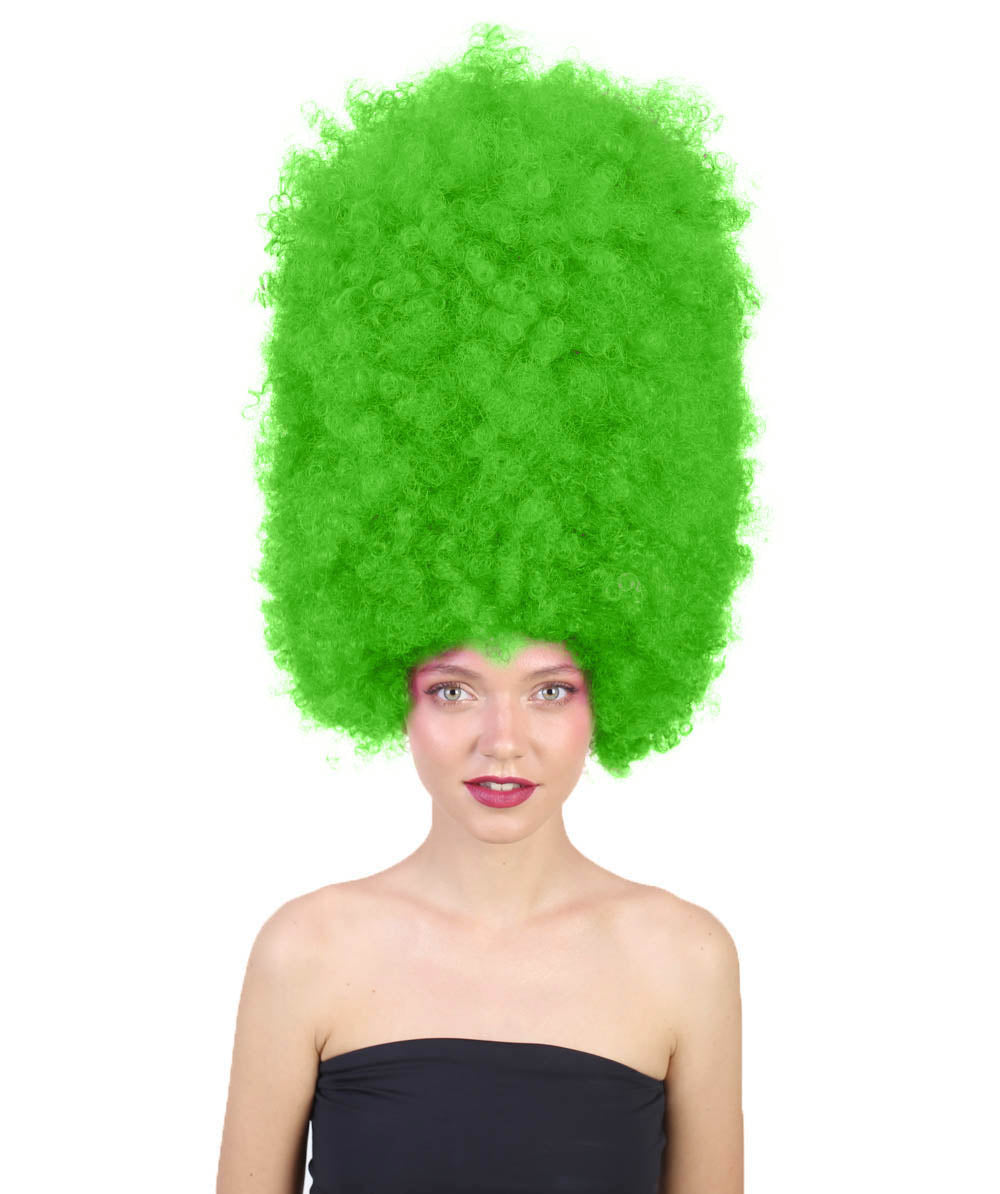 Super Sized Jumbo Afro Wig  Multiple Color | Halloween Party Online |  Flame Retardant Synthetic Fiber