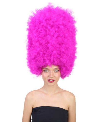 Super Sized Jumbo Afro Wig  Multiple Color | Halloween Party Online |  Flame Retardant Synthetic Fiber