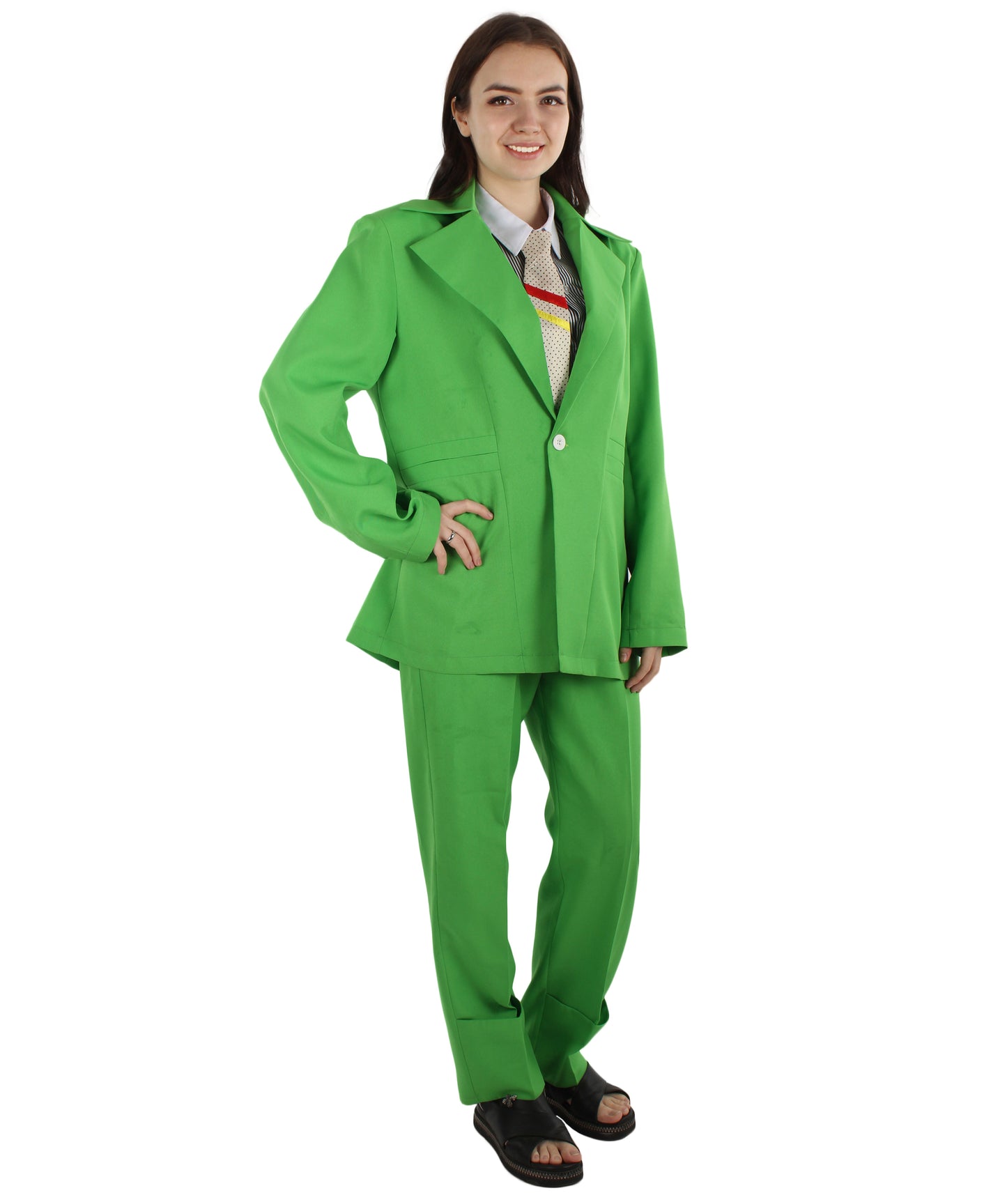 Women's EXCLUSIVE! Deluxe  Singer Party Suit Costume | Lt. Green Fancy Costume